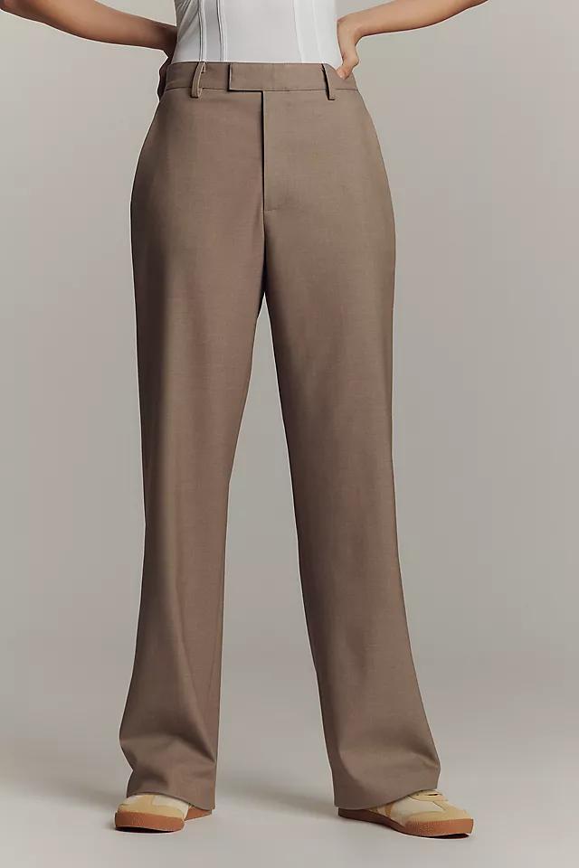 ASTR The Label Brooks Pleated Tailored Straight-Leg Pants Product Image