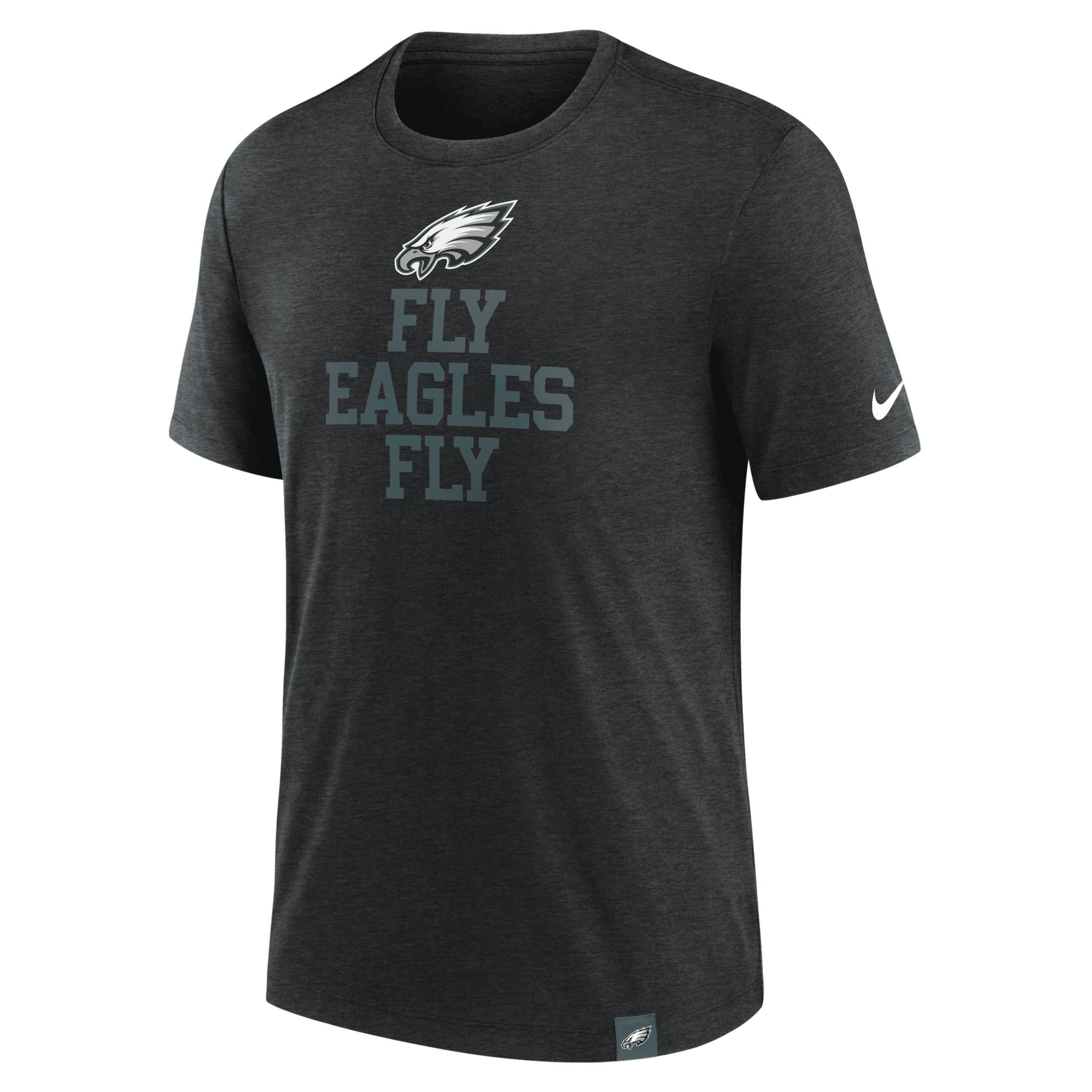 Men's Nike Navy Chicago White Sox Cooperstown Collection Arch Tri-Blend T-Shirt, Size: 2XL, Blue Product Image