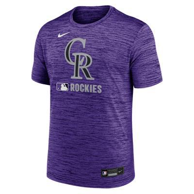 Oregon Ducks Campus Center Block Velocity Nike Men's Dri-FIT College T-Shirt Product Image