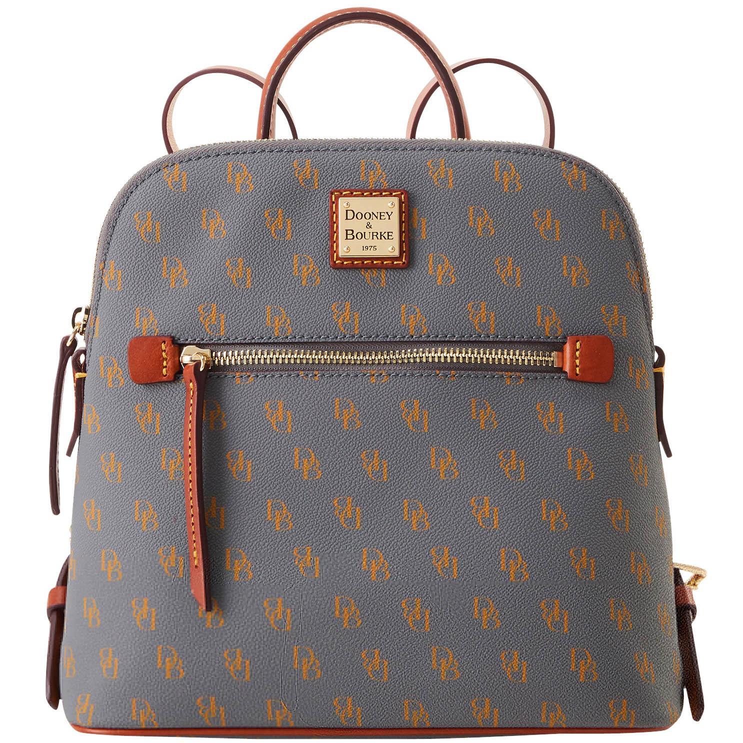 Dooney & Bourke Womens Gretta Coated Cotton Backpack in Brown Tmoro Product Image