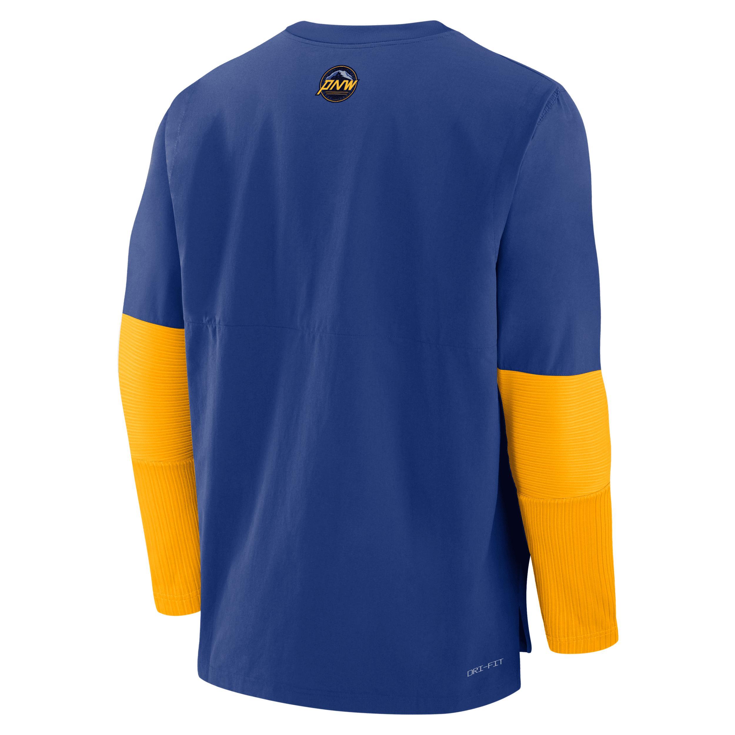 Seattle Mariners Authentic Collection City Connect Player Nike Men's Dri-FIT MLB Pullover Jacket Product Image