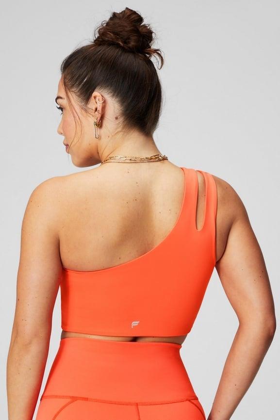 Asymmetrical Double Strap Midi Bra Product Image