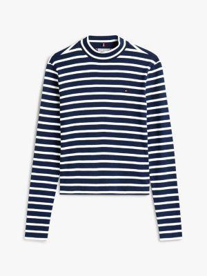 Mockneck Stretch Knit Top Product Image