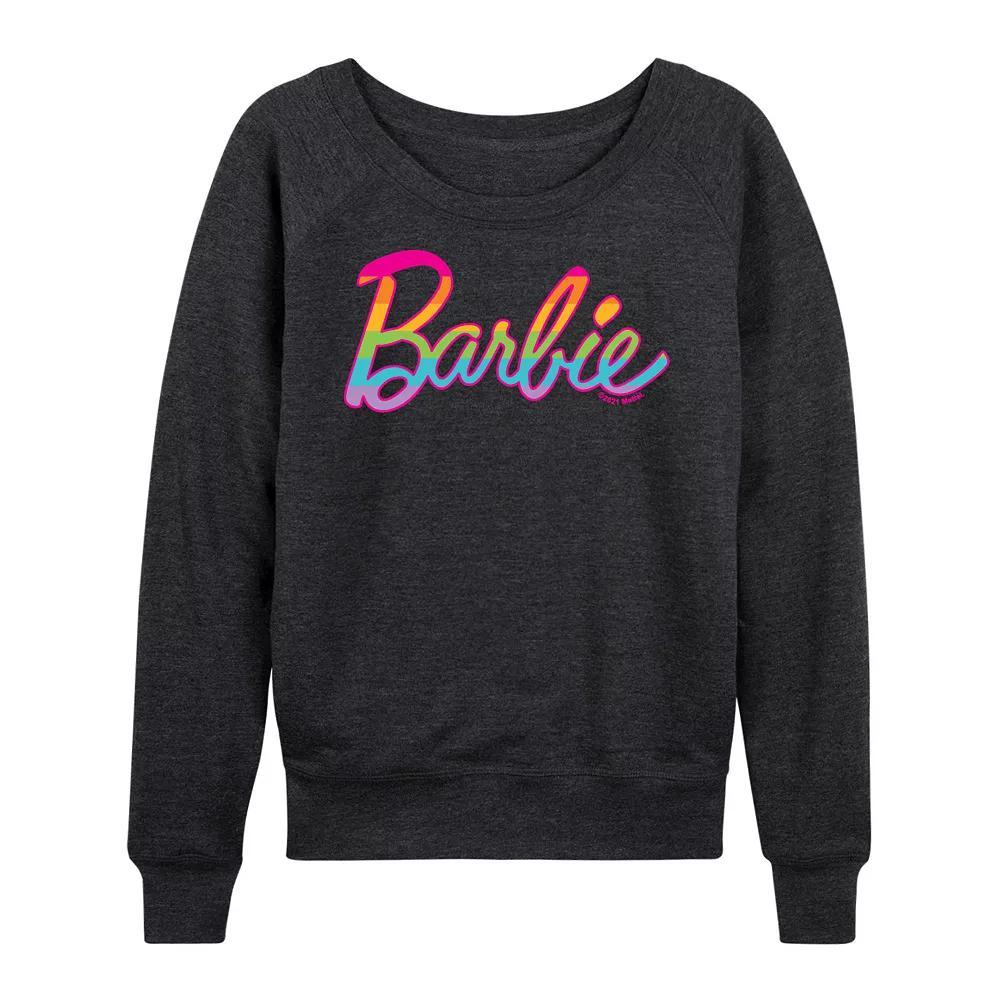 Womens Leinenkugels Canoe Logo French Terry Long Sleeve Tee Heather Grey Product Image
