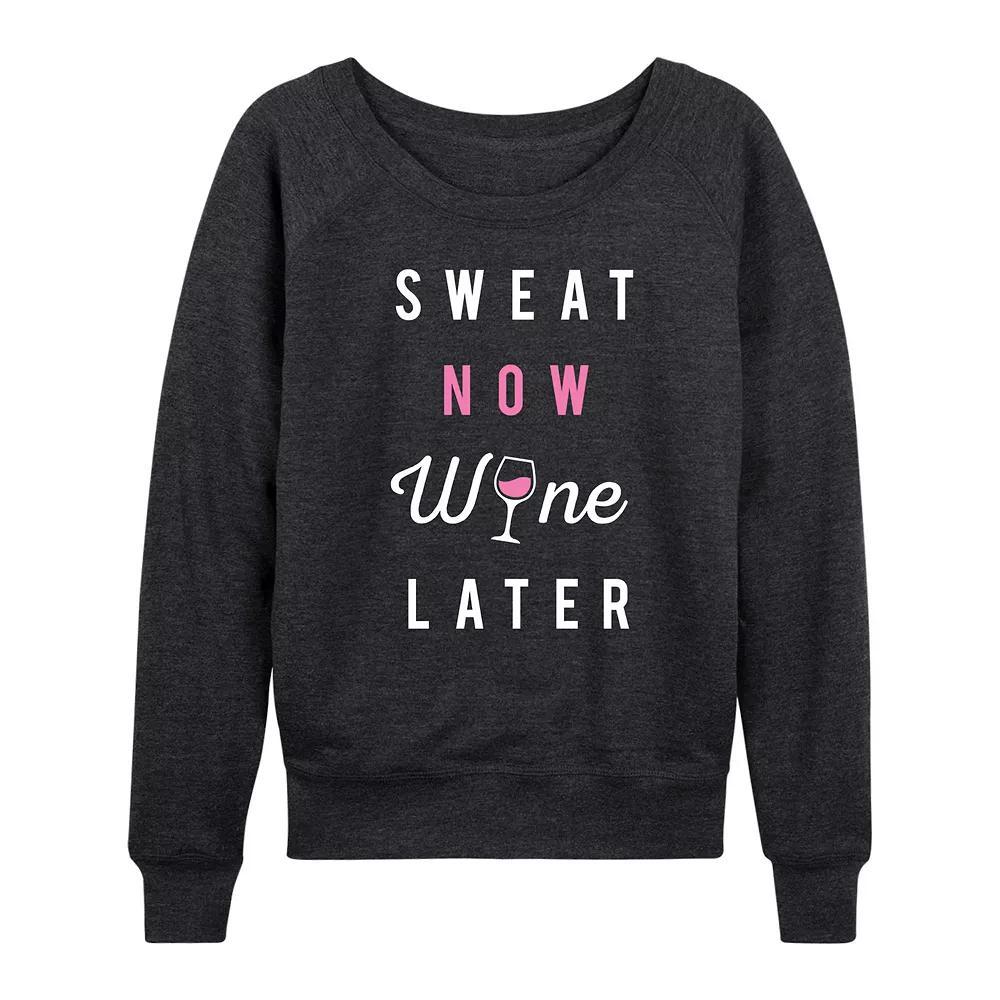 Womens Cat Lady For Life Skeleton French Terry Long Sleeve Tee Grey Blue Product Image