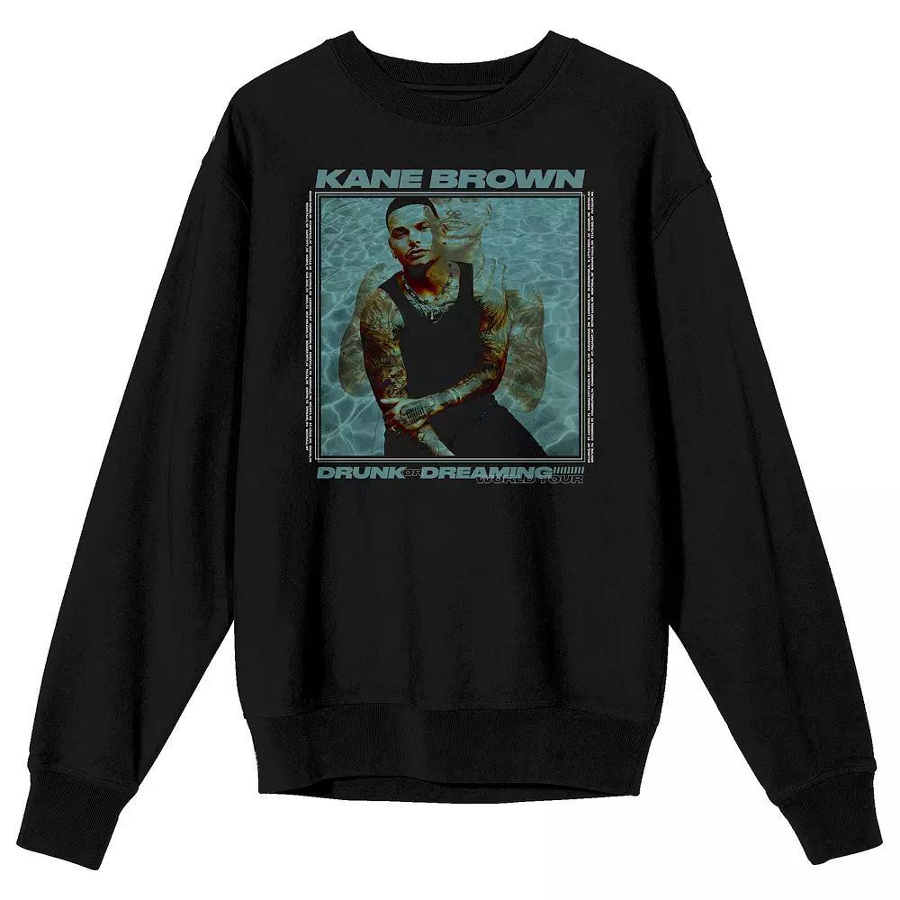 Men's Kane Brown Drunk or Dreaming Long Sleeve Graphic Tee, Size: XL, Black Product Image