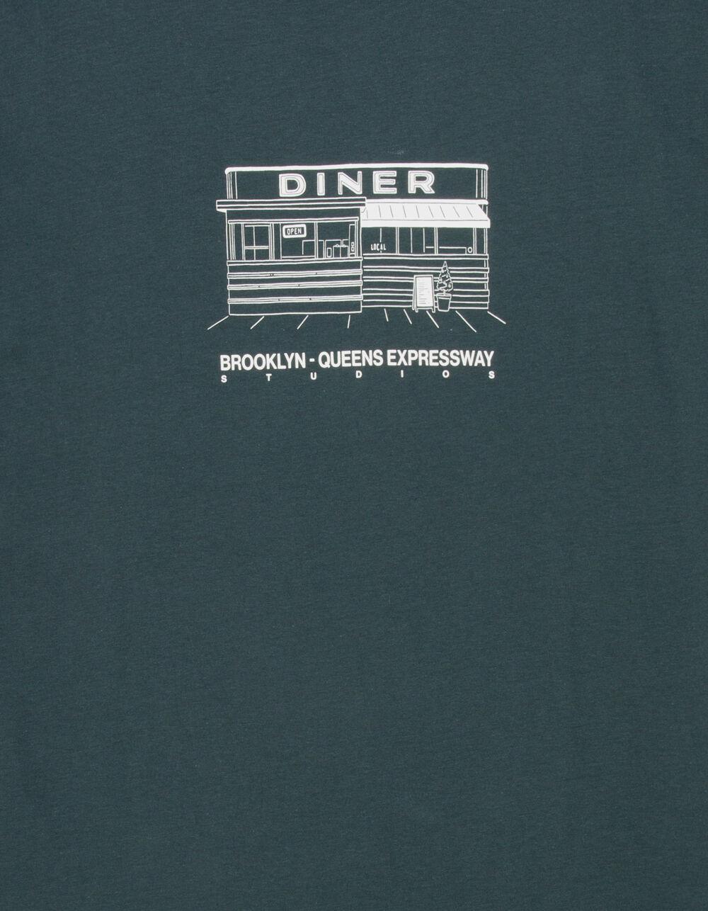 JACK & JONES Bronx Front Mens Tee - TEAL GREEN Product Image