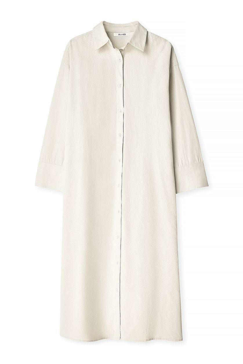Cotton Midi Shirt Dress Product Image
