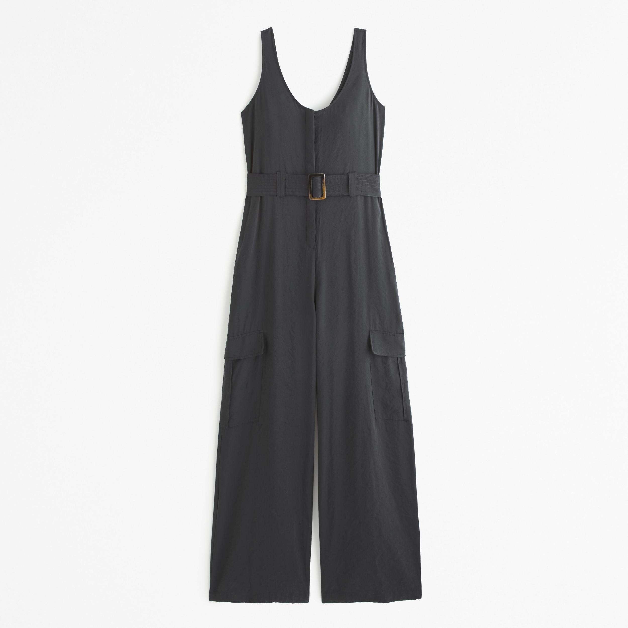 Draped Utility Jumpsuit Product Image