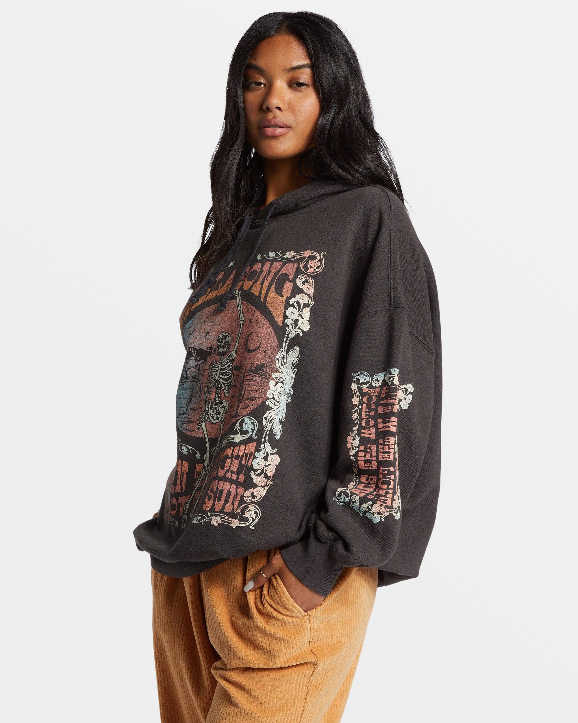 Rhythm Pullover Hoodie - Black Sands Female Product Image