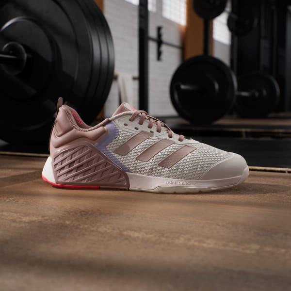 adidas Dropset 3 strength training shoes Lucid Pink 5 Womens Product Image