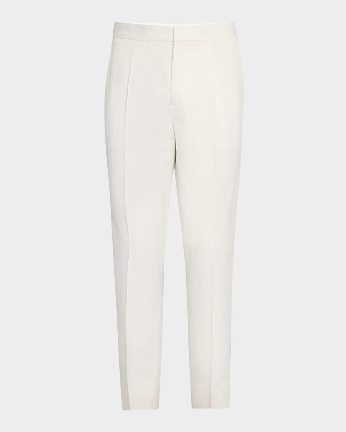 Mens Slim Single-Pleated Formal Pants Product Image