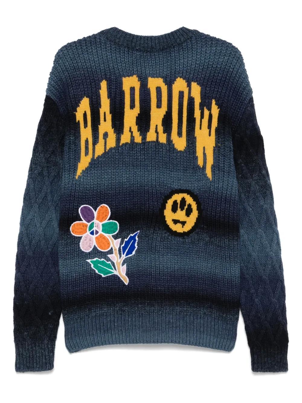 patch-detail sweater Product Image