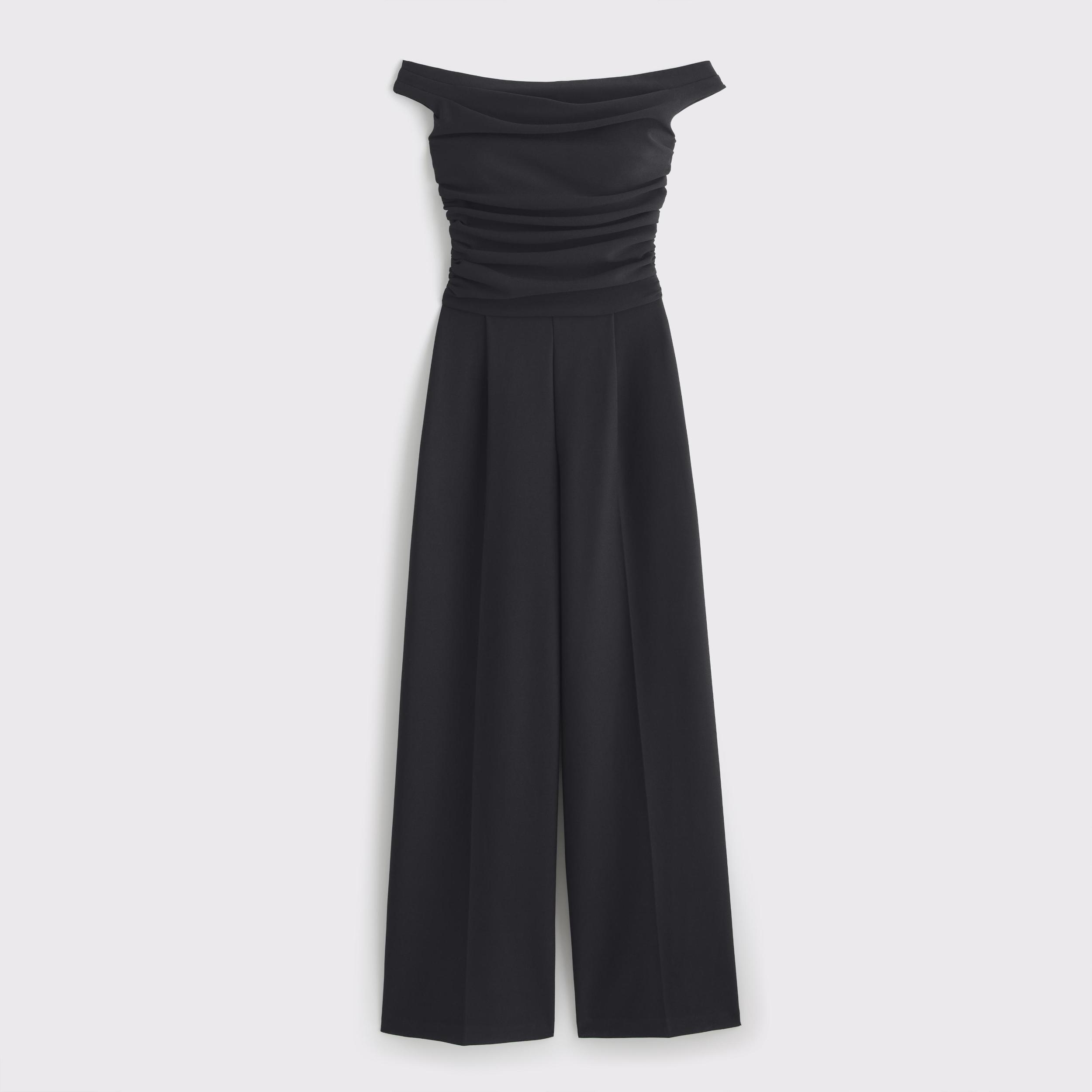 Off-The-Shoulder Draped Jumpsuit Product Image