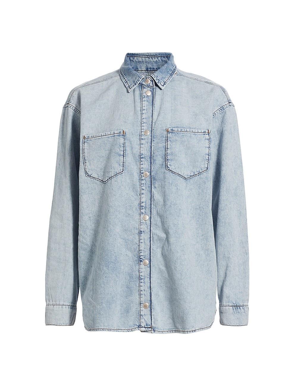 Womens Ms. Charlotte Classic Denim Shirt Product Image