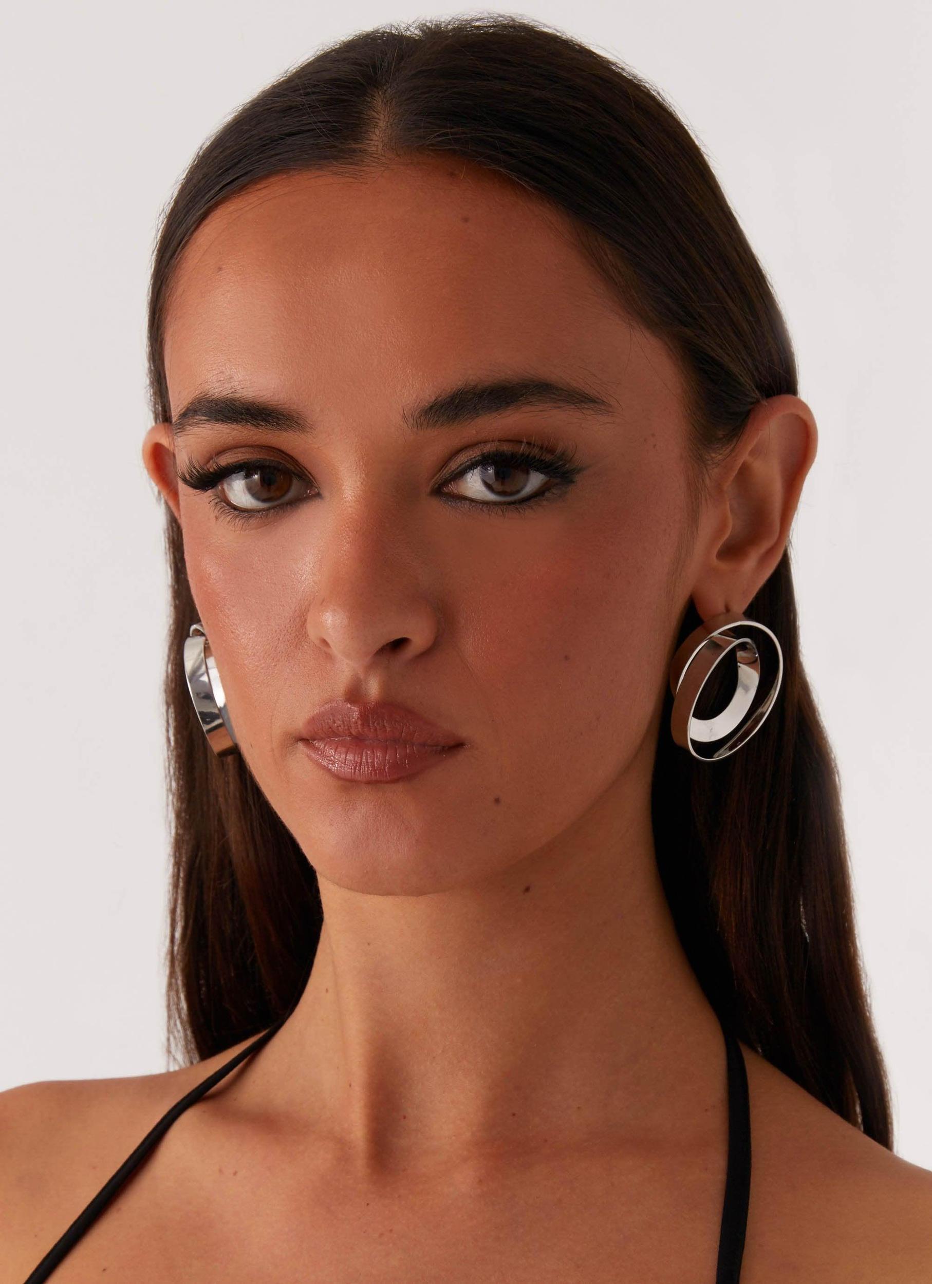 Hopeful Earrings - Silver Product Image