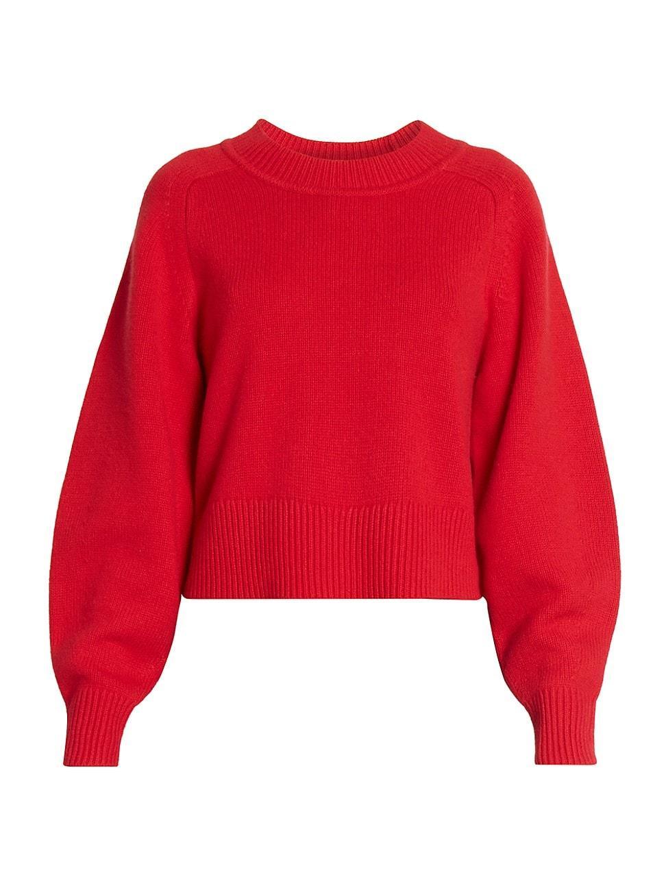 Womens Leandra Merino Wool-Cashmere Sweater Product Image