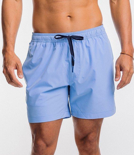 Southern Tide Solid Tonal 2.0 6#double; Inseam Swim Trunks Product Image