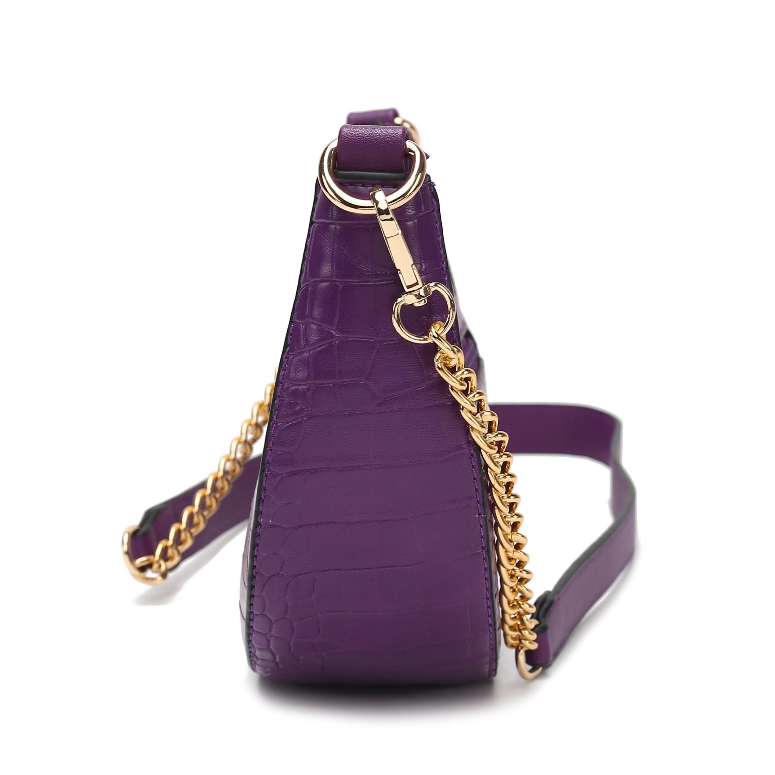 MKF Collection Women's Amira Embossed Crossbody Bag Female Product Image