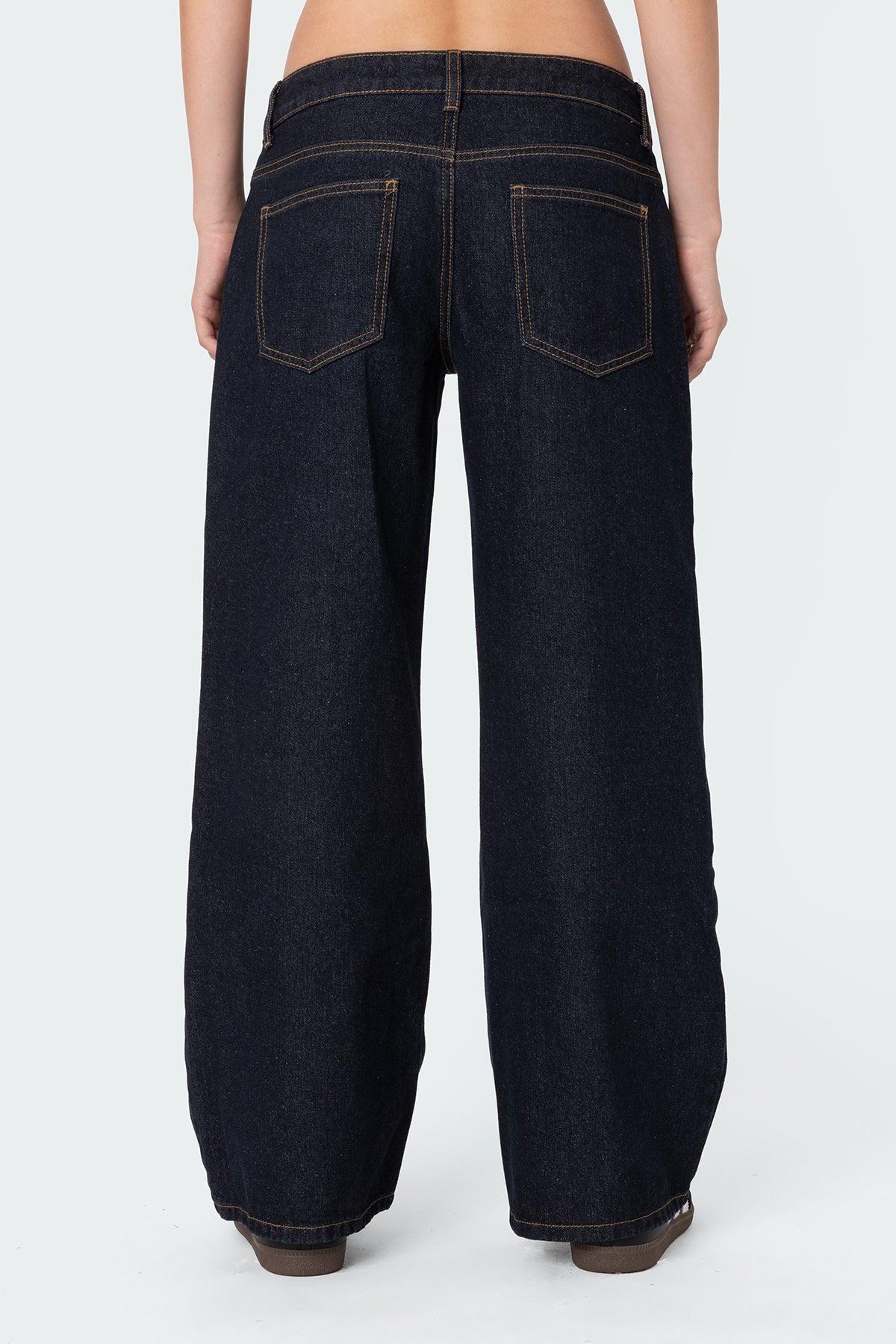 Petite Raelynn Washed Low Rise Jeans Product Image