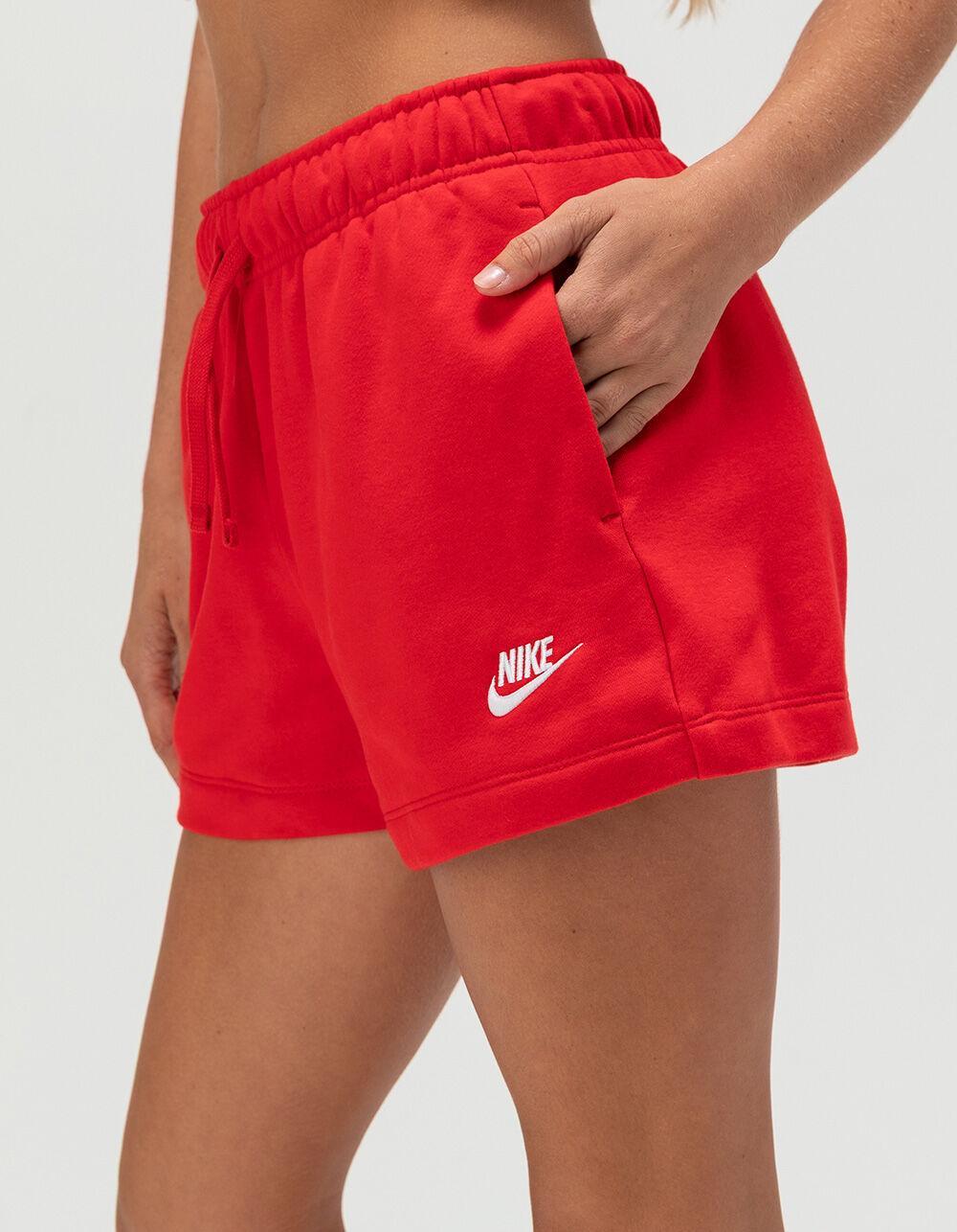 NIKE Sportswear Club Fleece Womens Shorts - RED Product Image