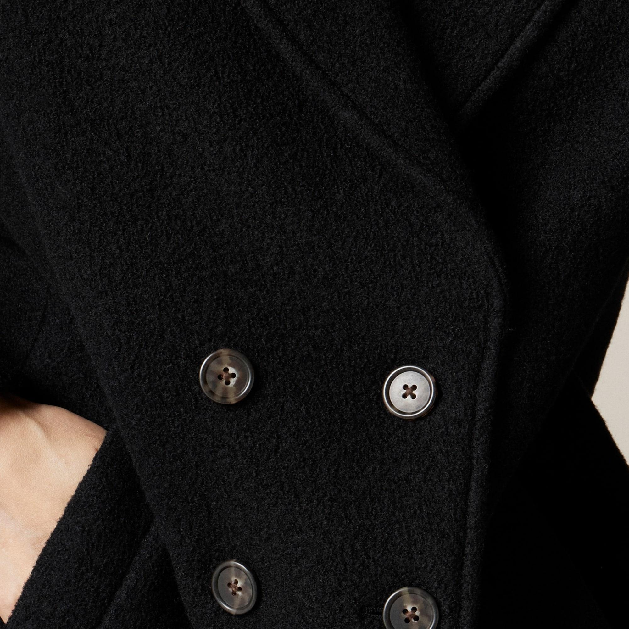Daphne topcoat in Italian boiled wool Product Image