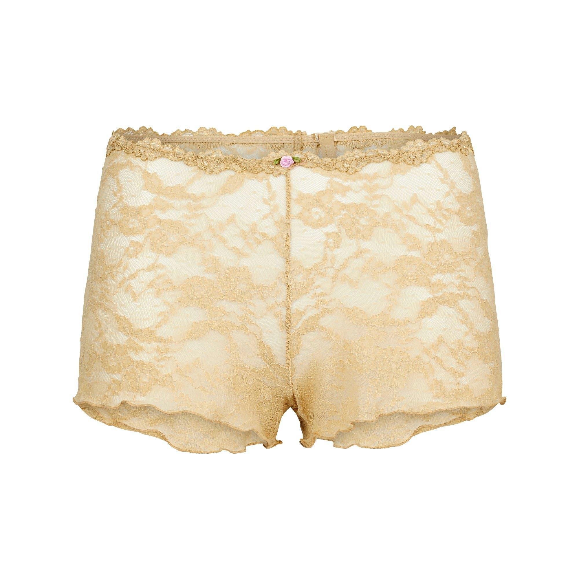 STRETCH LACE TRIANGLE CAMI AND SHORT SET | MORGANITE Product Image