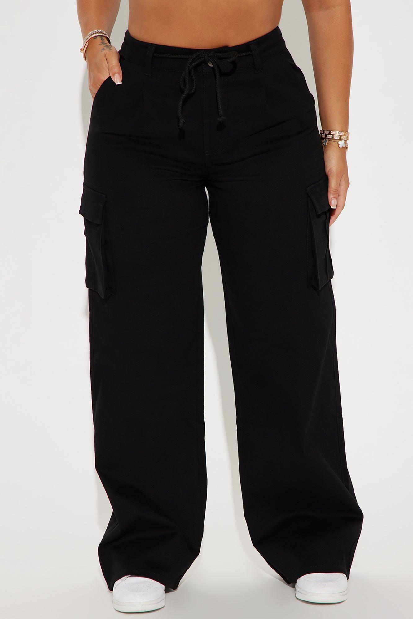 Out For The Day Cargo Pant - Black Product Image