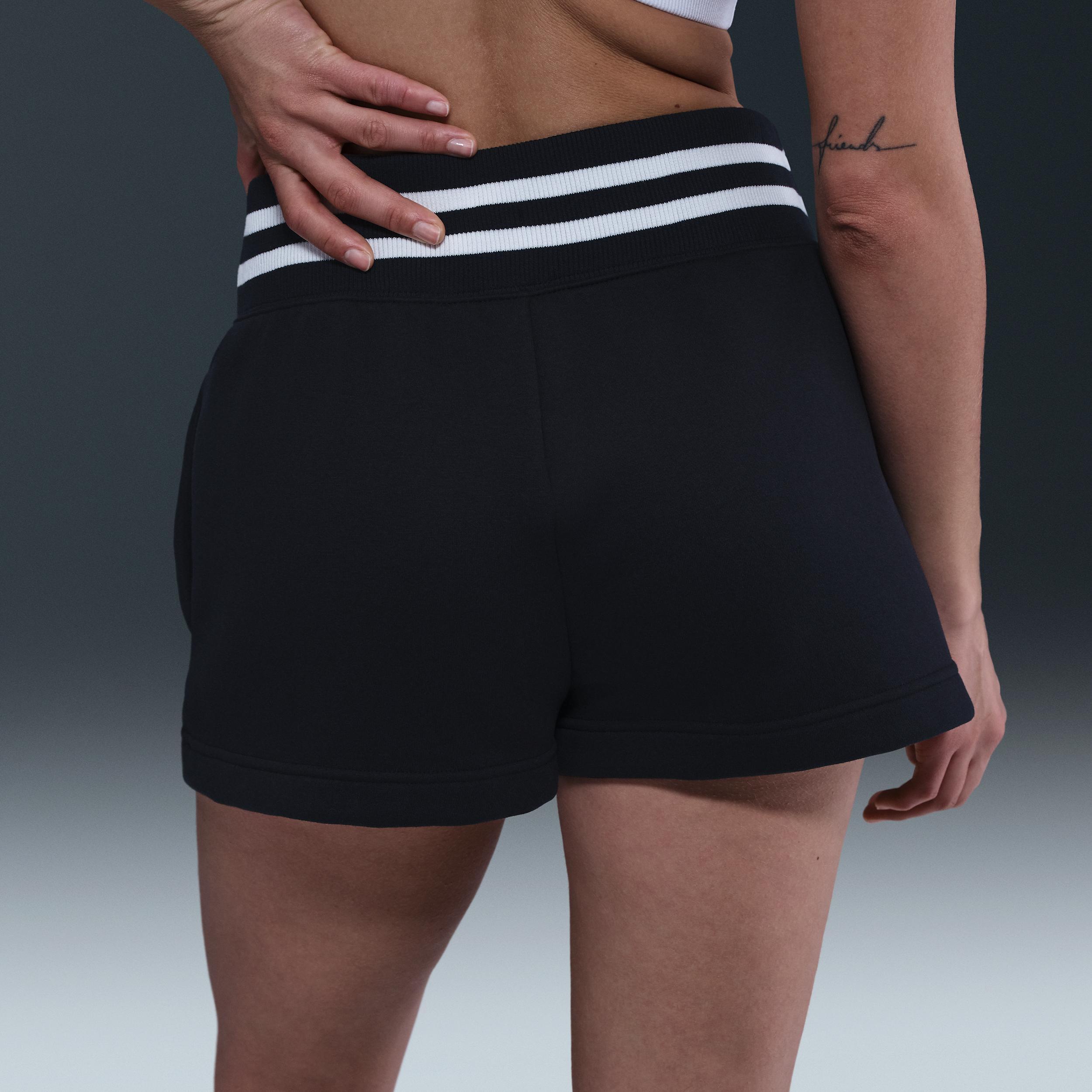 Nike Sportswear Phoenix Fleece Women's High-Waisted Loose Graphic Shorts Product Image