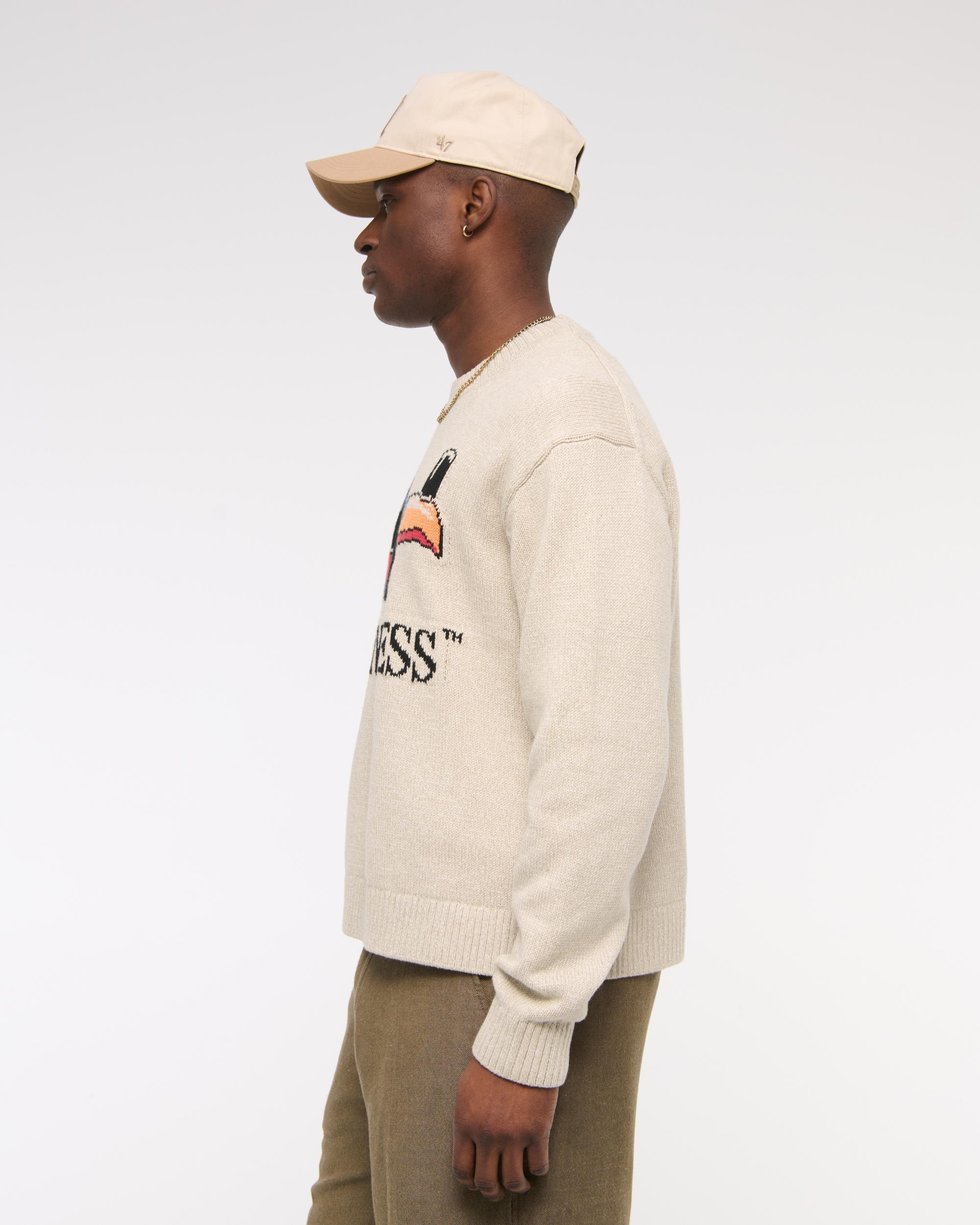 Oversized Guinness Graphic Crew Sweater Product Image