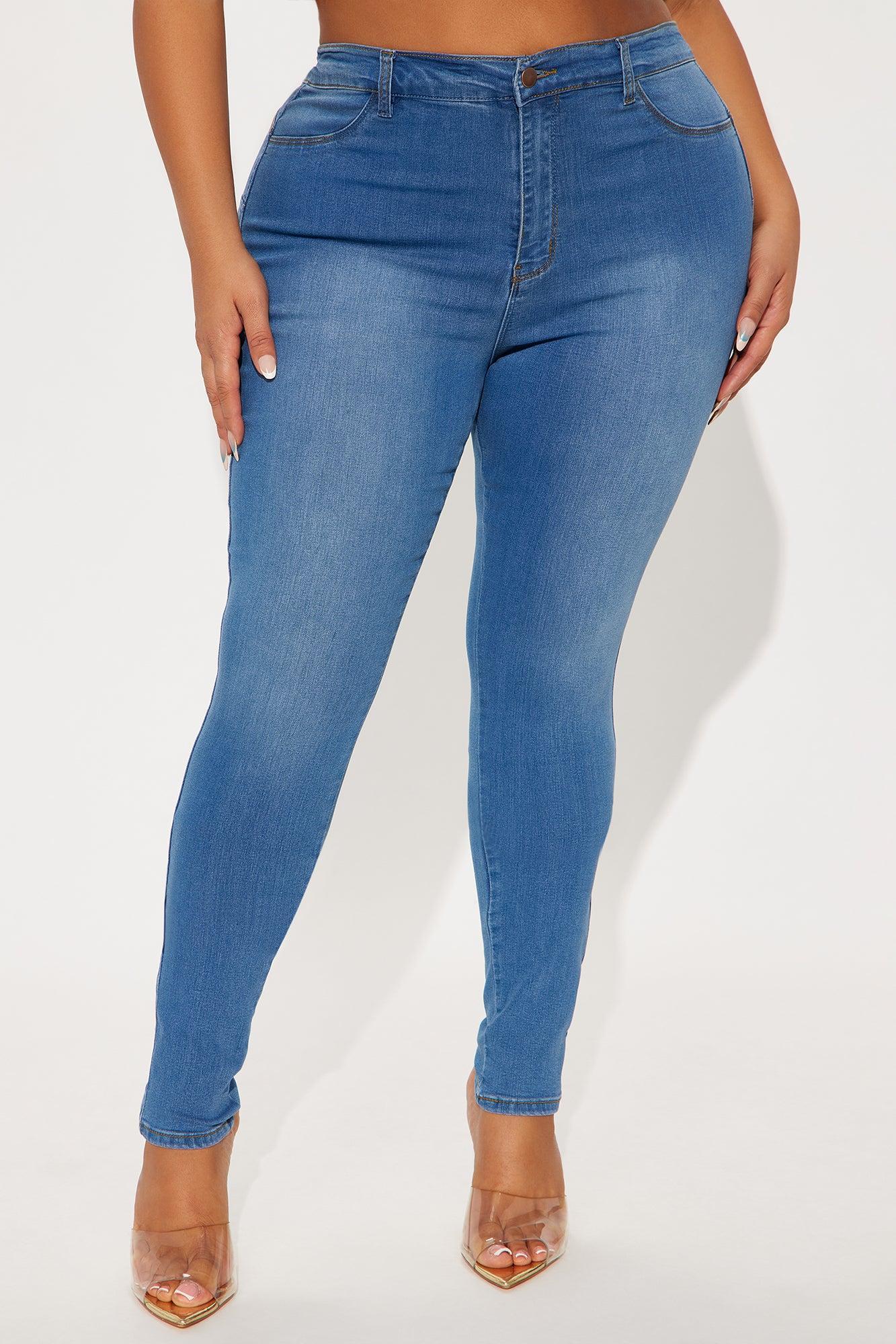 Tall Classic Beauty Booty Lifter Skinny Jeans - Medium Blue Wash Product Image