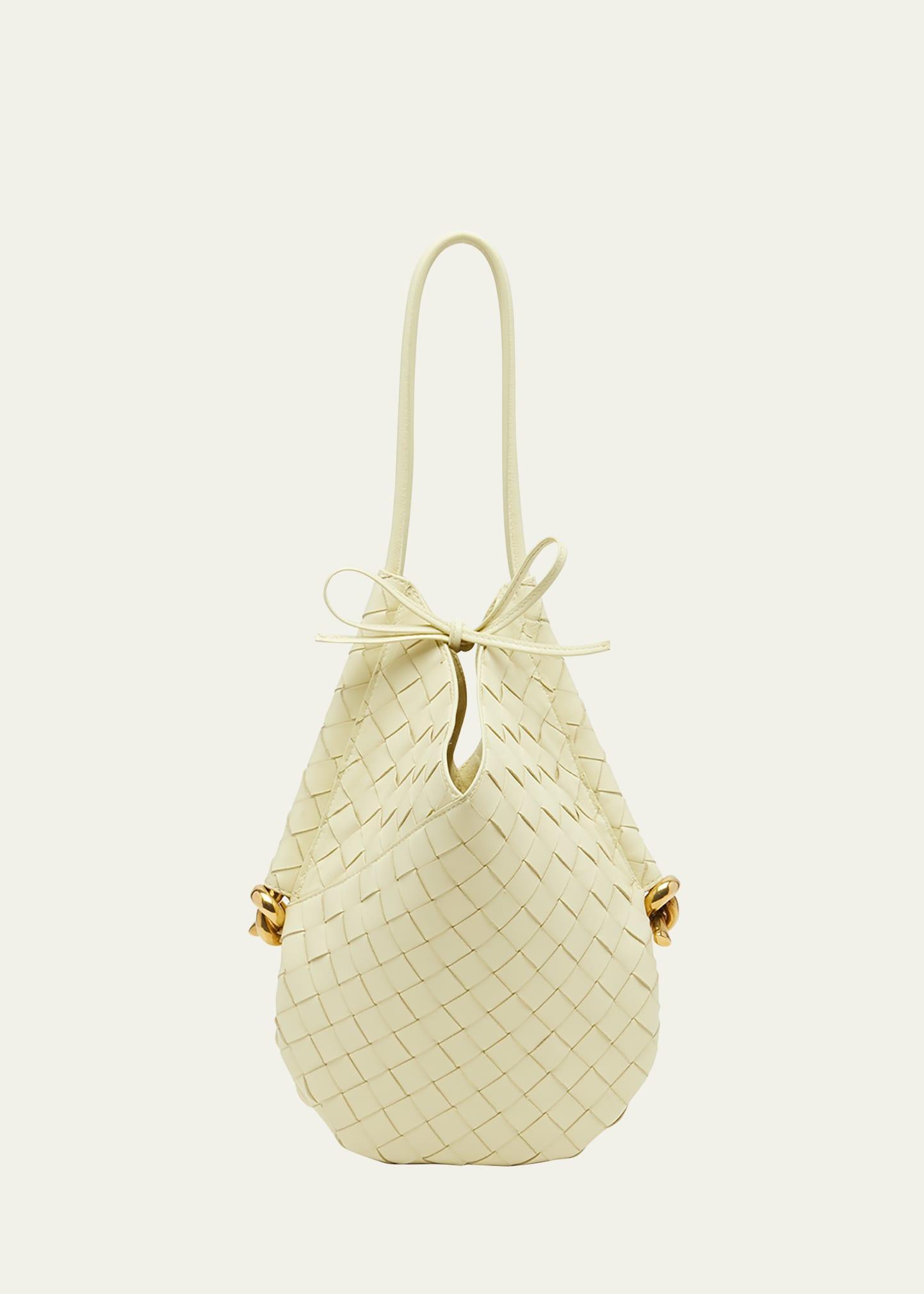 Womens Solstice Small Intrecciato Leather Shoulder Bag Product Image