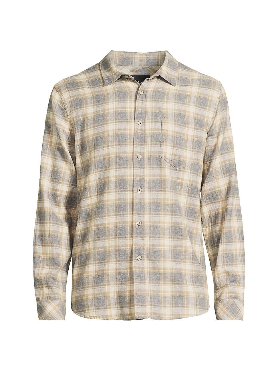 Mens Wyatt Plaid Button-Down Shirt Product Image