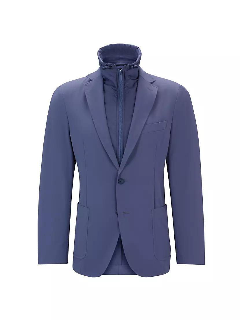 Water-Repellent Jacket in Slim Fit with Inner Zip-Up Product Image