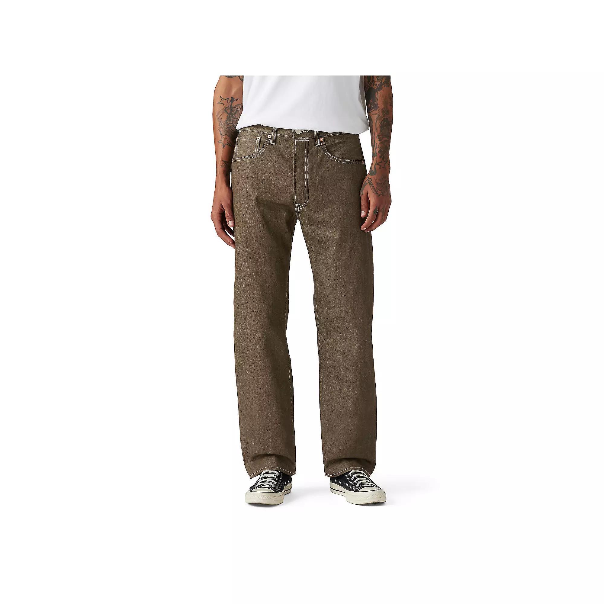 Men's Levi's® 501™ Original Shrink-To-Fit Jeans, Size: 36X30, Dark Brown Rigid Product Image