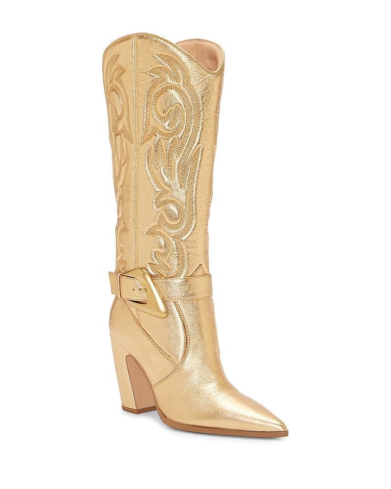 Vince Camuto Womens Bianca Buckled Western Boots Product Image