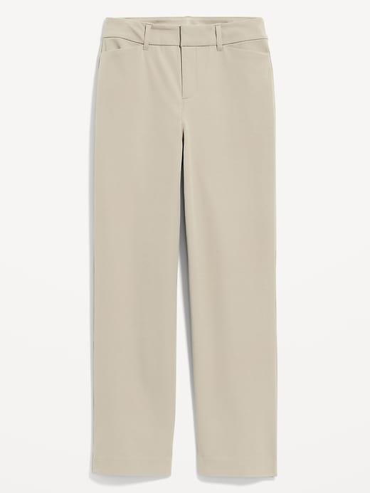 High-Waisted Pixie Straight Pants Product Image
