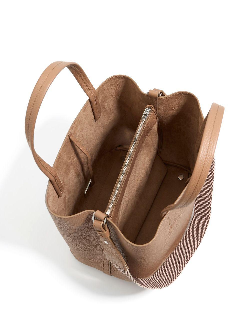 large leather tote bag Product Image
