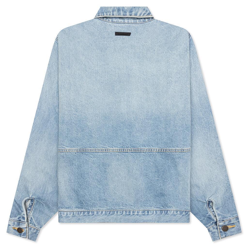 Denim Trucker Jacket - Vintage Blue Male Product Image