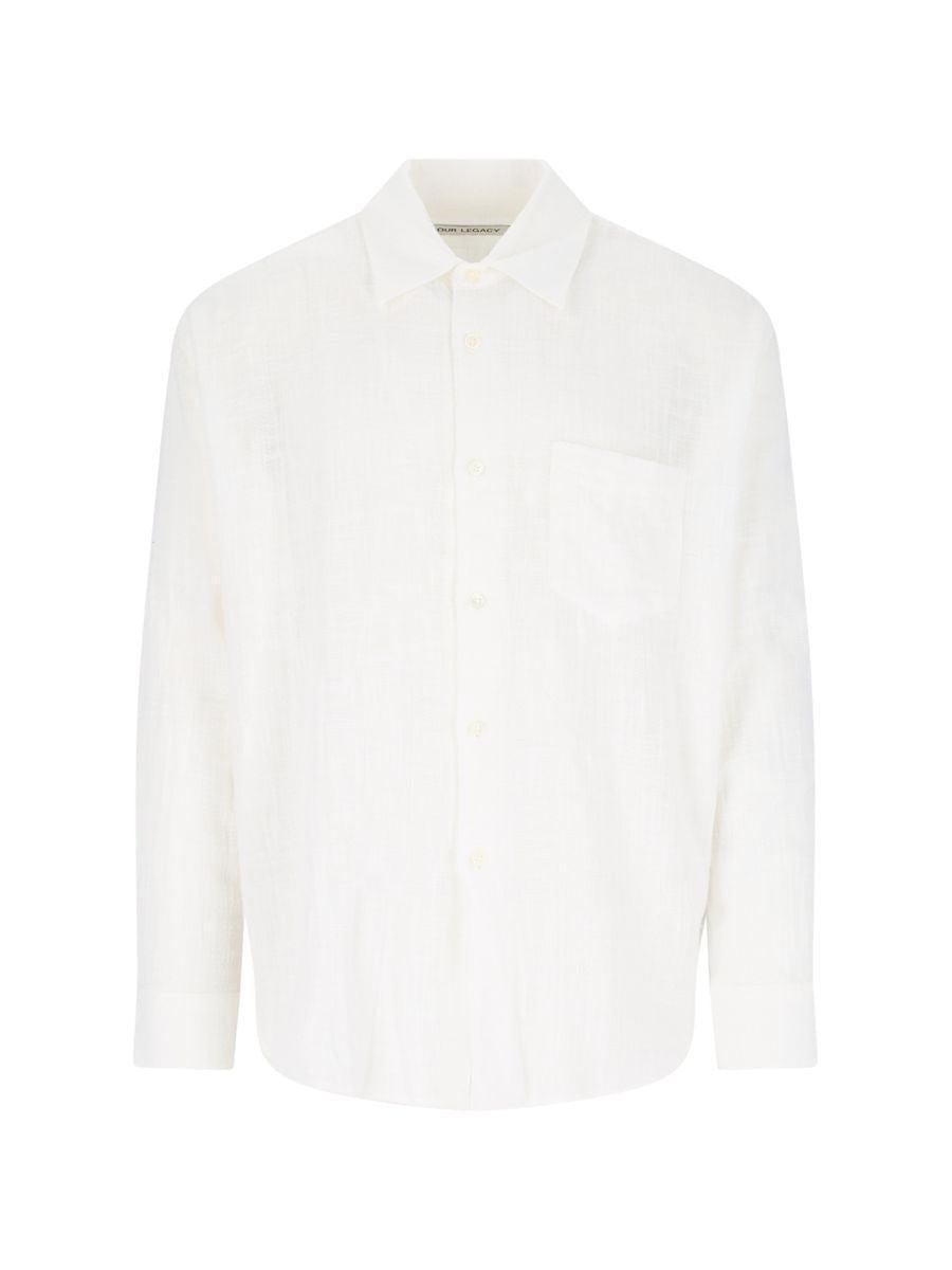 OUR LEGACY Shirts In Off White Air Cotton Product Image
