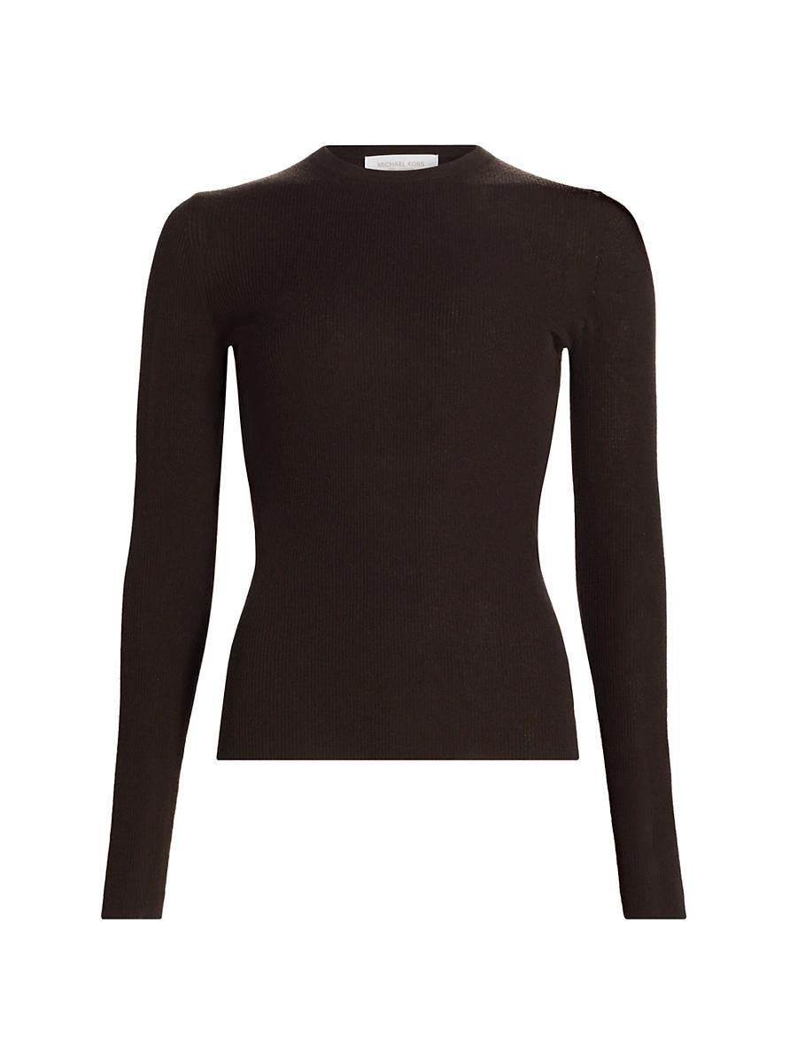 Michael Kors Collection Cashmere Hutton Rib Top Product Image