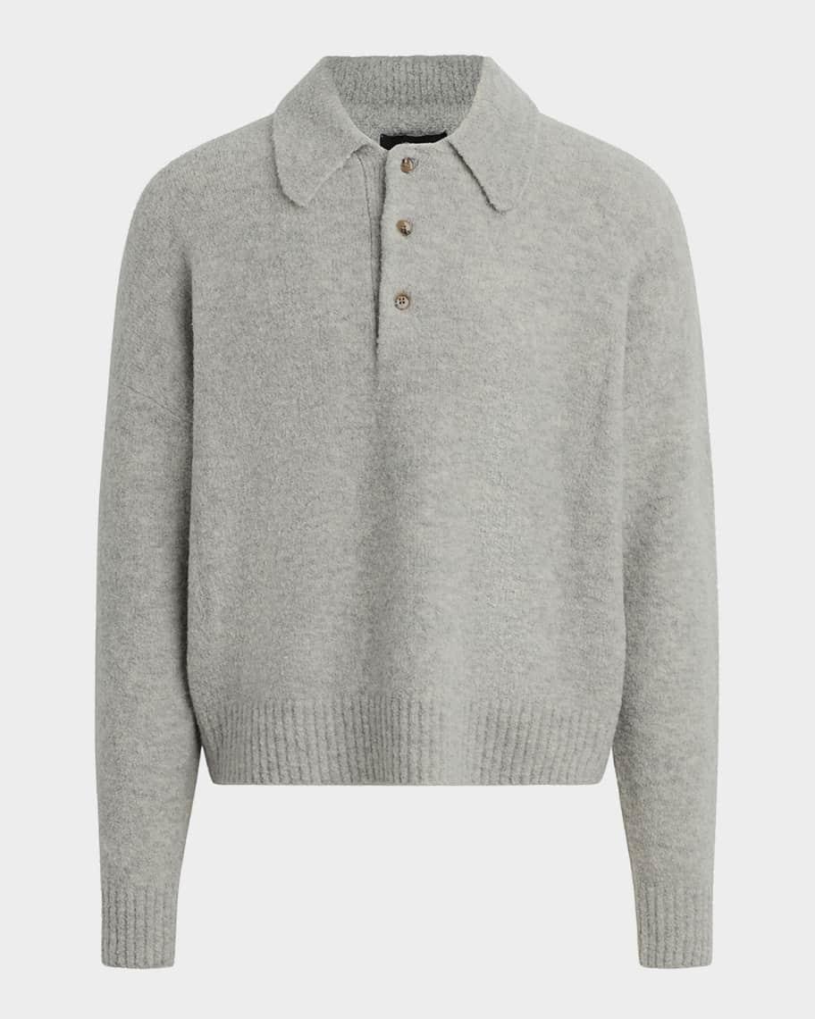 Mens Julian Relaxed-Fit Polo Sweater Product Image