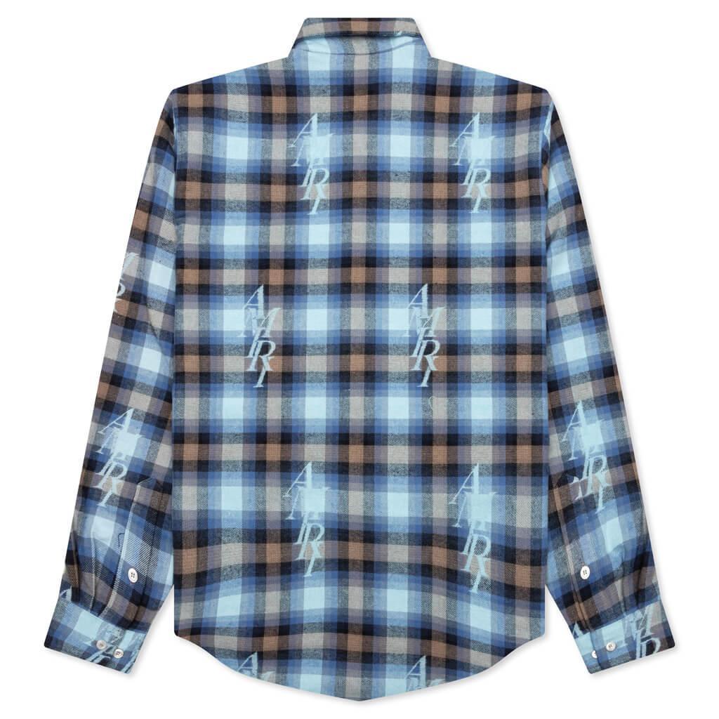 Staggered Plaid Flannel - Legion Blue Male Product Image