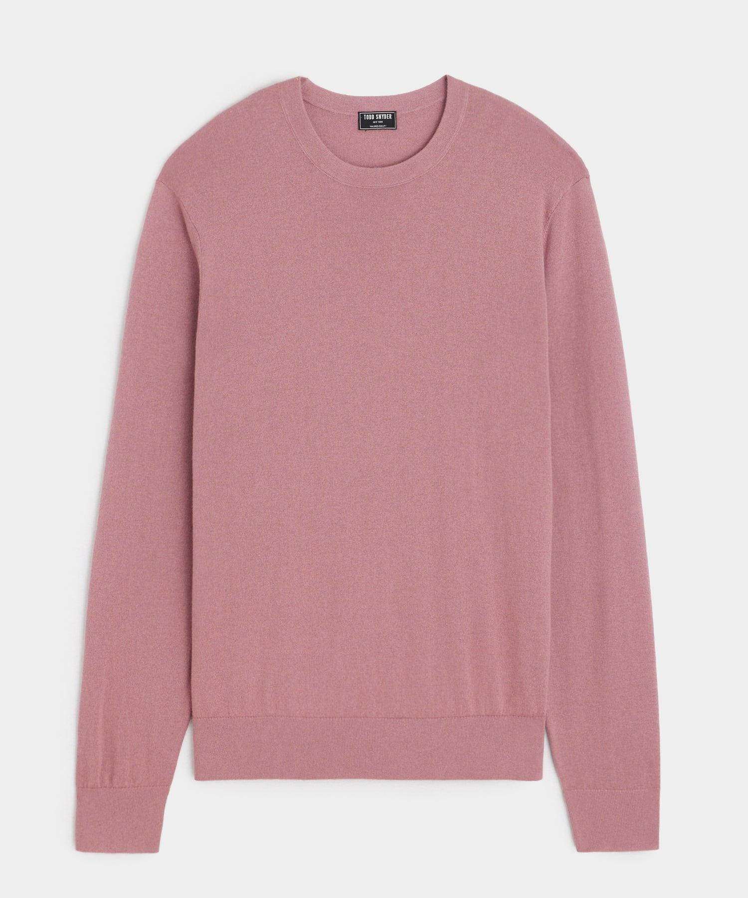 Silk-Cashmere Crewneck Sweater Product Image