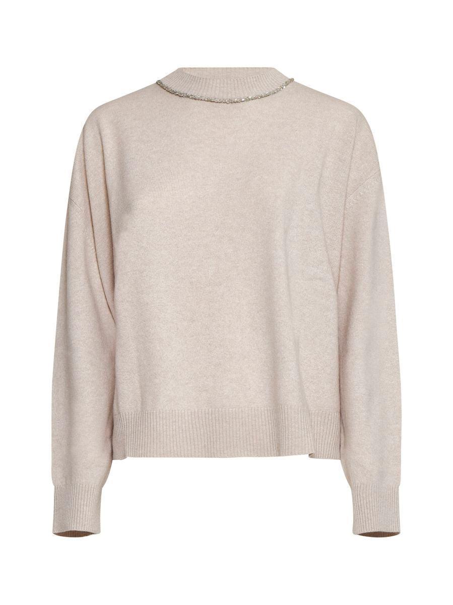 Mens Wells Cashmere and Silk Knit Crewneck Sweater Product Image