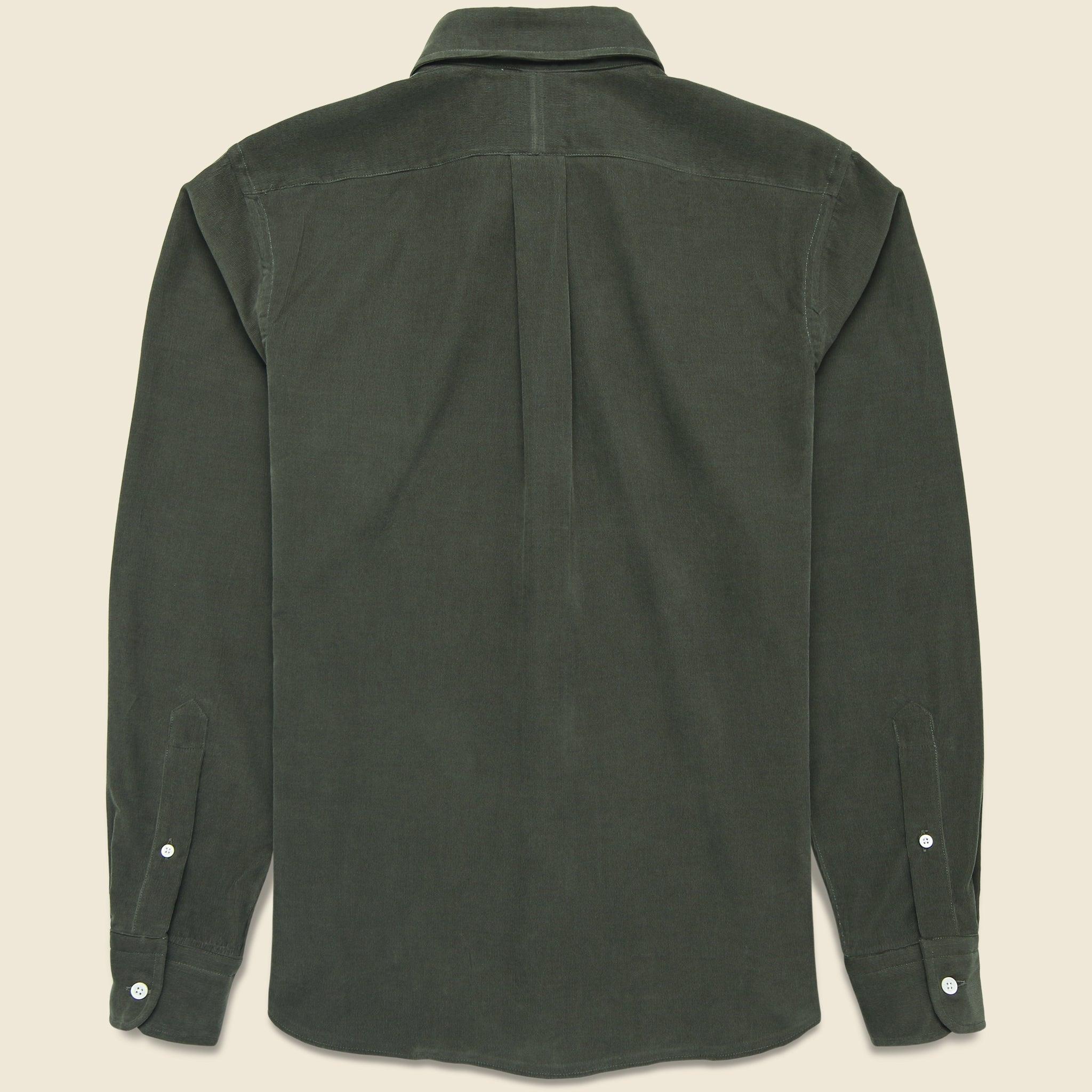 Micro Corduroy Shirt - Brown Product Image