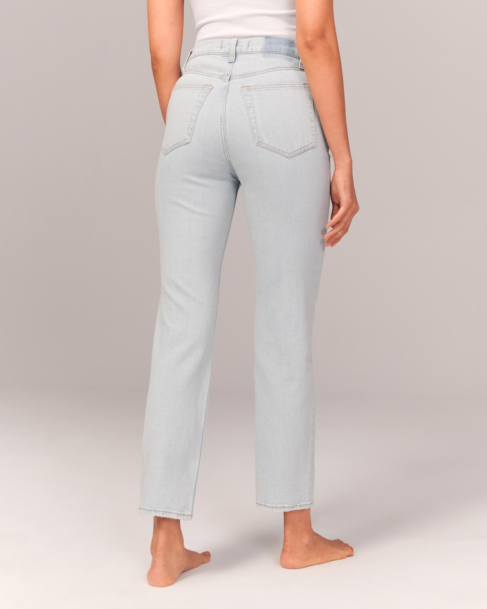Ultra High Rise Ankle Straight Jean Product Image