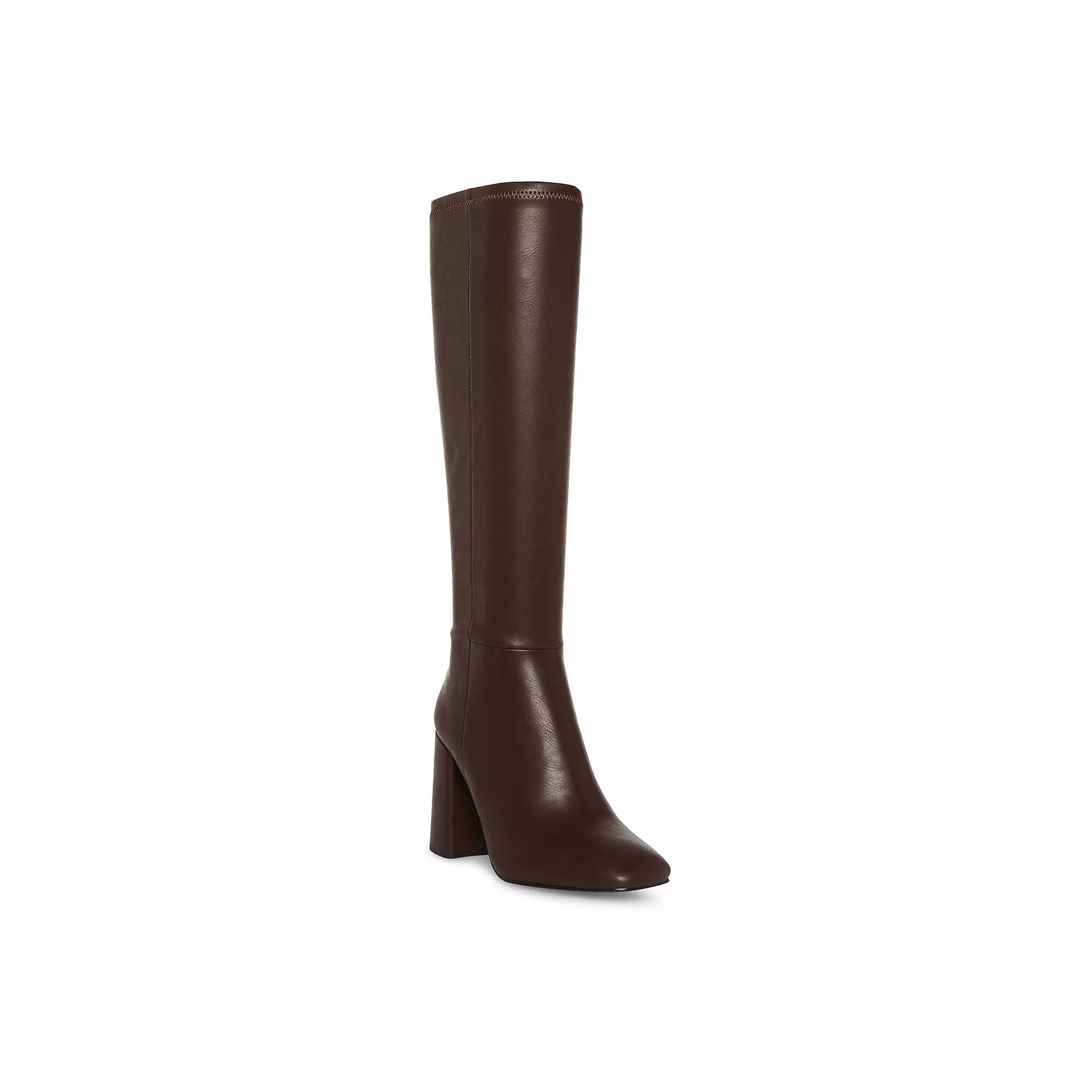 madden girl Winslow Women's Knee-High Boots, Size: 9.5, Dark Brown Product Image