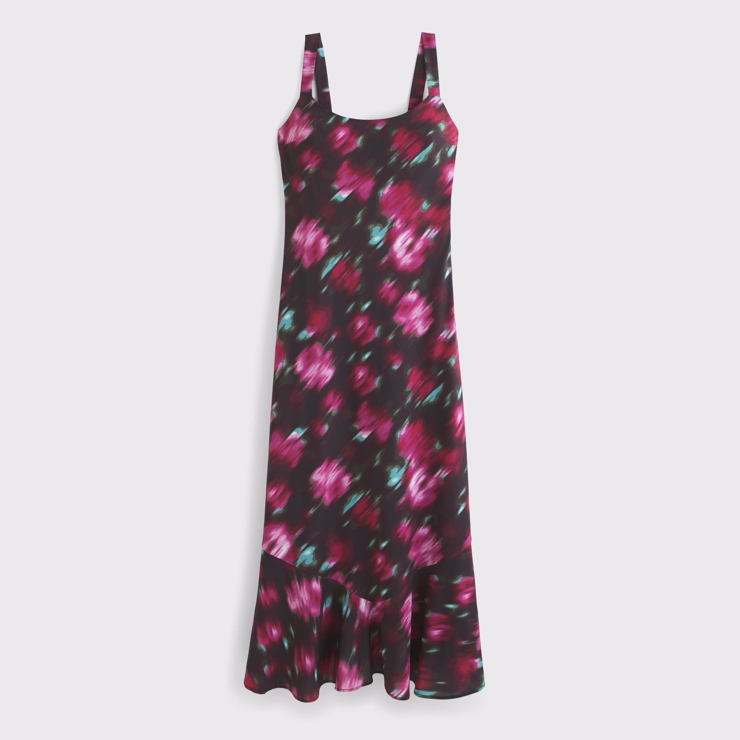 Scoopneck Slip Midi Dress Product Image