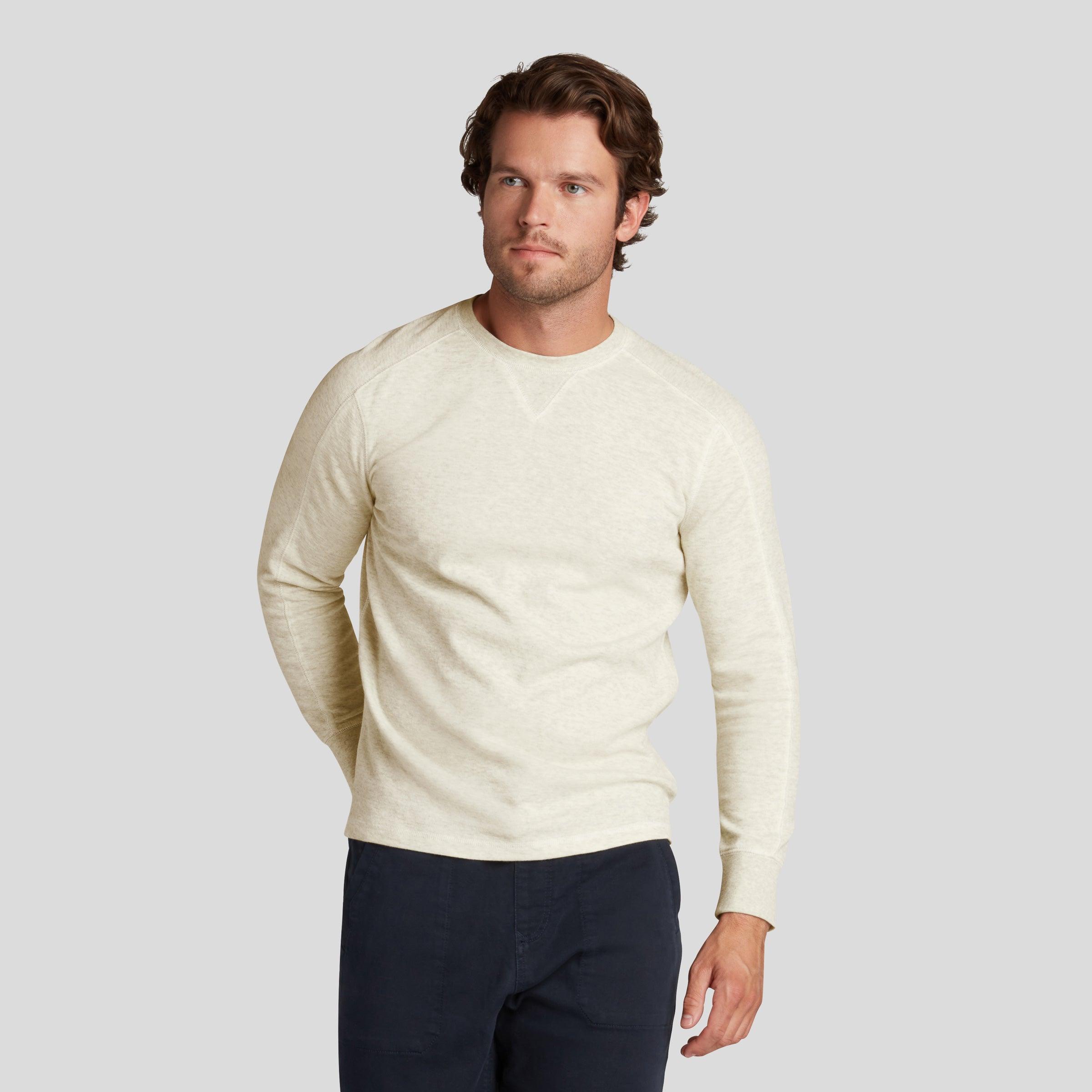 New Windsor Double Cloth Crew - Oatmeal Heather Product Image